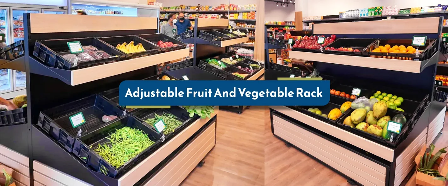 Adjustable Fruit & Vegetable Rack in Tajpura 