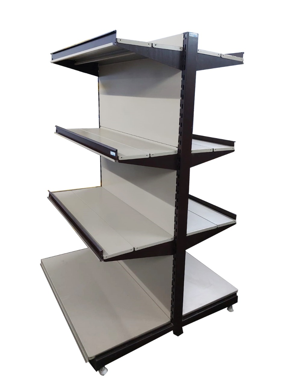 Supermarket Double Sided Center Display Rack In Jamunamukh