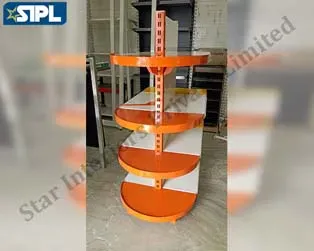 Supermarket Double Sided Center Display Rack In Mangampeta